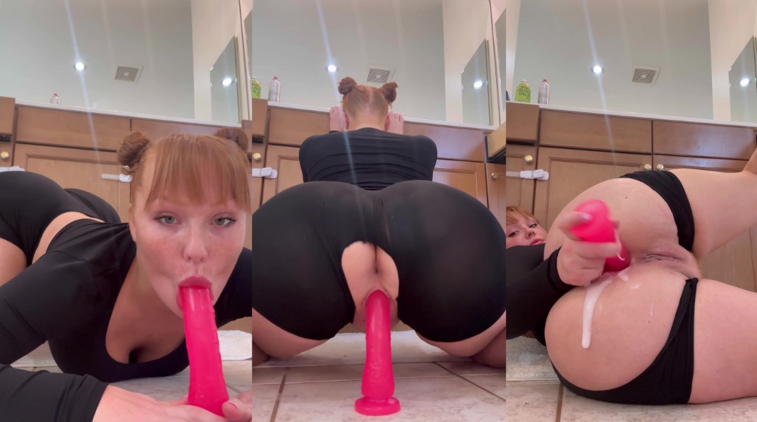 Baby douge desnudo solo de un consolador anal dildudong video