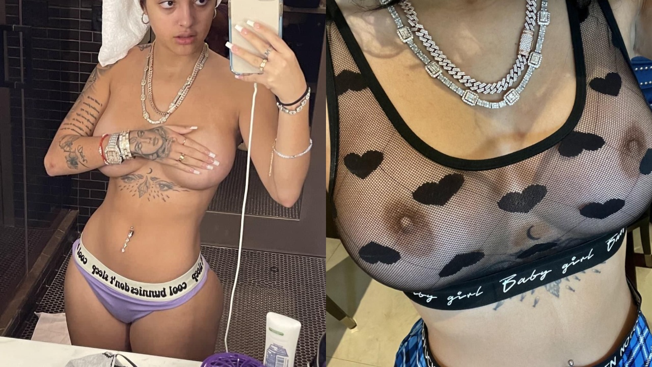 Malu Puejo desnudo ver a través de la tanga Likrie Thong