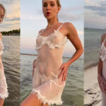 Caroline Zalog Nude Beach Moist View a través de una serie de video