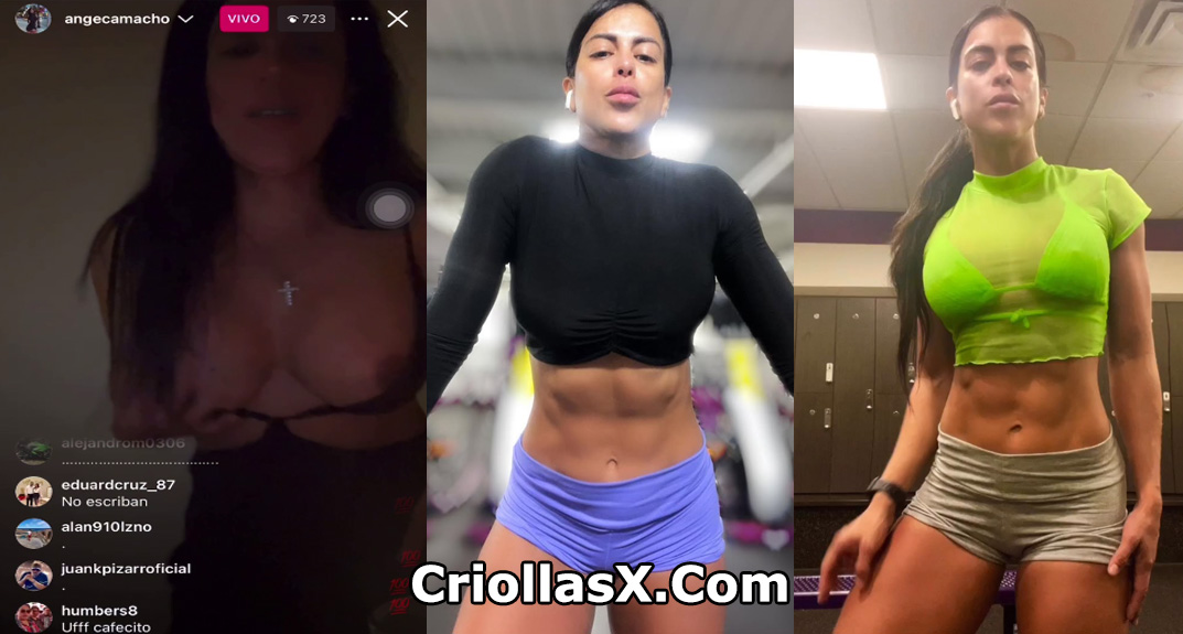Angelica Camacho El presentador de deportes colombianos Nest -Sados muestra sus senos - Angecamacho Intagram