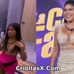 Cindy Ávila El descuido de la toxal costera colombiana muestra sus senos en la casa de la famosa Colombia