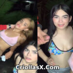 Dos trío porno colombiano en el patio de la casa - porno colombiano