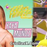Yaya Muñoz descuida sus senos en la casa de la famosa Colombia