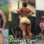 Air Martínez Colombiana del Caracol Challenge en el gimnasio muy sexy