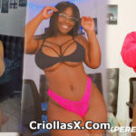 Kperea negra tetona colombiana de Onlyfans