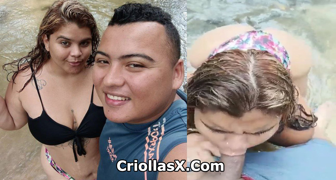 La pareja colombiana aprovecha el Río Paseo para tener sexo - Creole Porn