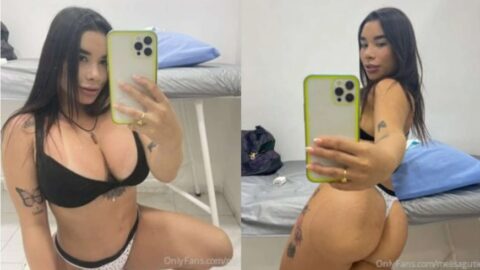 Melisagierrez7 Instagramer colombiano jugando con sus tetas