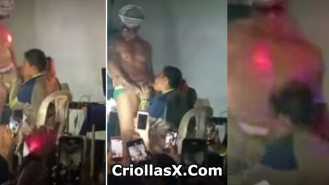 Striper intenta tener sexo con una chica en Colombia