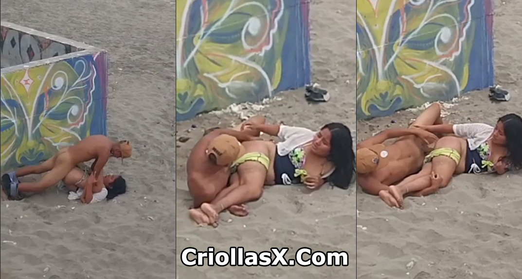 Un par de amigos sorprendieron tener relaciones sexuales en una playa en Ecuador - Creole Porn